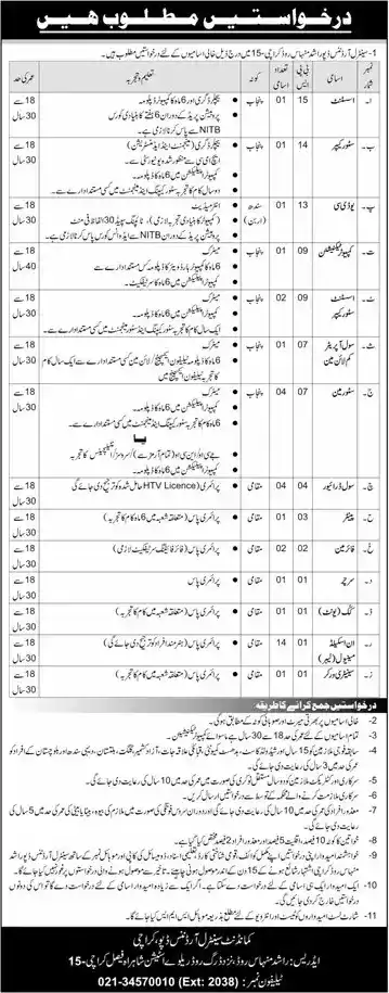 Pakistan Army Civilian Jobs Advertisement 