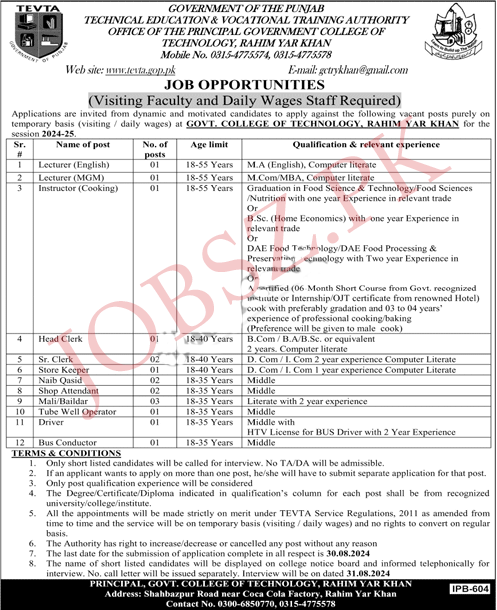 Technical-Education-and-Vocational-Training-Authority-jobs-Advertisement